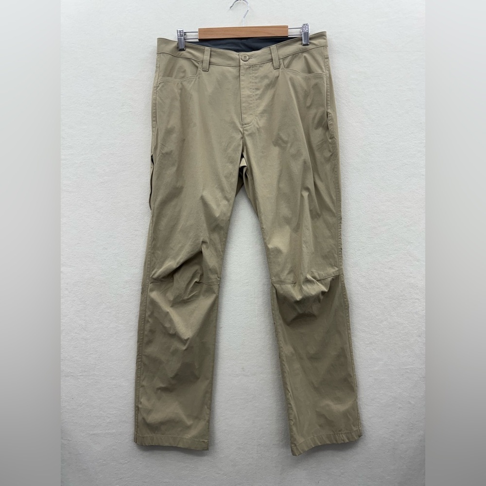 Eddie Bauer Mens 34x32 Nylon Casual Hiking Pants Tan